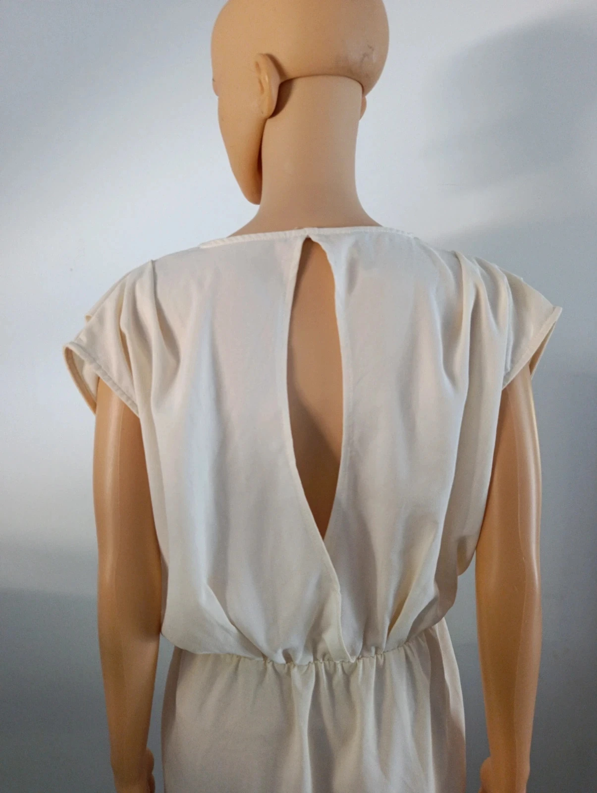 Cream F de la Passion women's dress – Elastic waist – Fluid – One size / M – photo 8